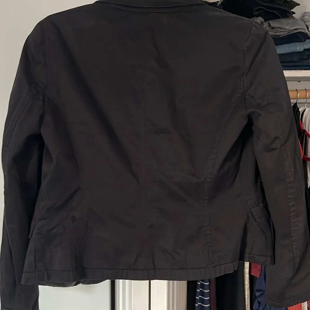 Calvin Klein stylish dark jean blazer